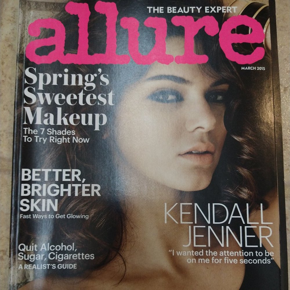 Kendall Jenner Allure magazine vintage march 2015